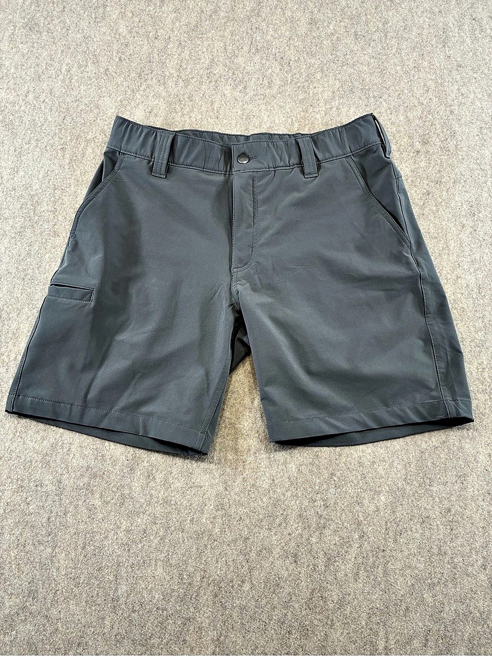 Carhartt Men’s Gray Cargo Shorts Size M/34 Regular Polyester Spandex relaxed fit